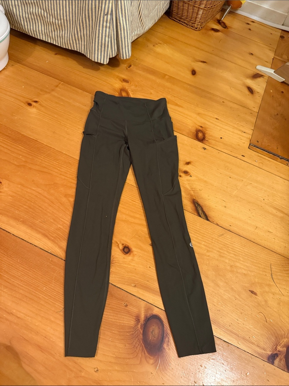 lululemon athletica olive green High-Rise Athletic Leggings